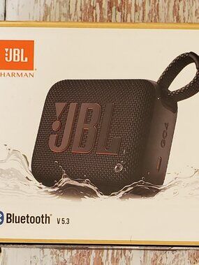 JBL Go 4 Portable Bluetooth Speaker Waterproof New in Box